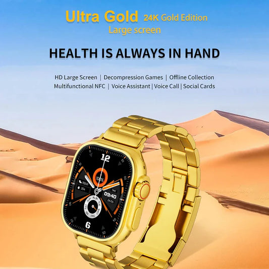 💎 Gold Ultra Watch – 24K Premium Edition | ساعة جولد ألترا الفاخرة